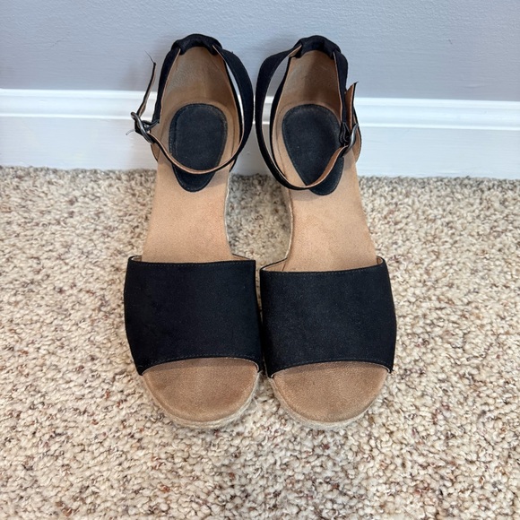 Style & Co. Shoes - Style & Co Black Wedge Sandals